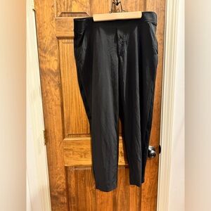 Athleta Brooklyn Midrise Ankle Pant, black, size 16